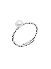 Load image into Gallery viewer, Freswater pearl ring silver, silber Damenring mit Süsswasserperle, anillo de plata  para mujer con perla 
