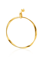 Load image into Gallery viewer, golden statement hoops - statement earrings - statement Ohrringe gold - pendientes oros
